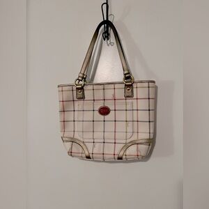 Coach | Peyton Tattersall Multicolor Plaid Tote